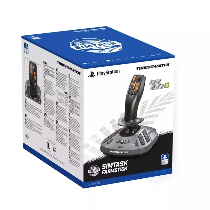 Thrustmaster SimTask FarmStick nero Flightstick analogico / digitale PC, PlayStation 5