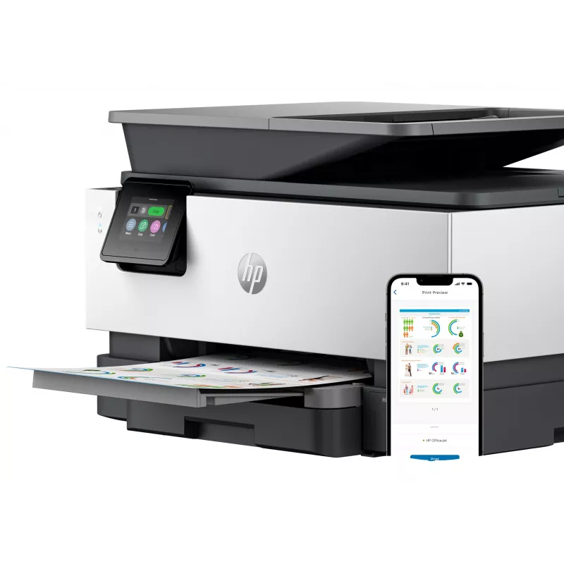 HP OfficeJet Pro 9120e stampante All-in-One a colori wireless, Instant Ink; stampa fronte-retro