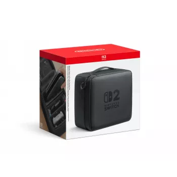 Nintendo Switch 2 custodia da trasporto All-In-One, custodia da viaggio, Nintendo, nero, Nintendo Switch 2, cerniera