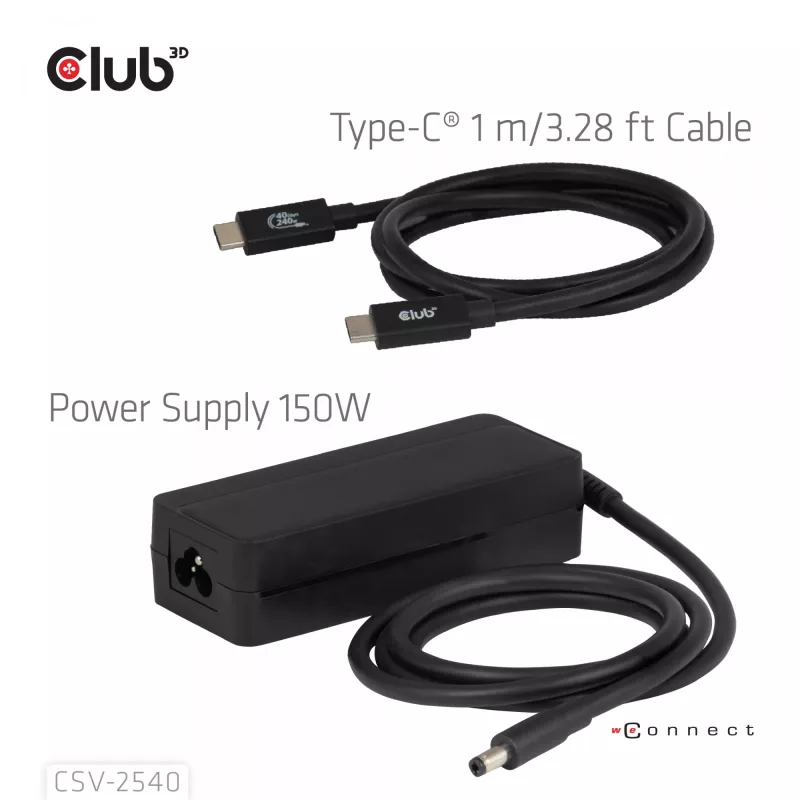 Docking station CLUB 3D 14-1 USB-C Quad Display USB4 con 2× porte USB 2.0