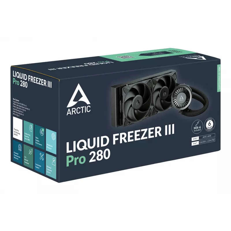 ARCTIC Liquid Freezer III Pro 280 - dissipatore CPU liquido All-in-One multi-compatibile