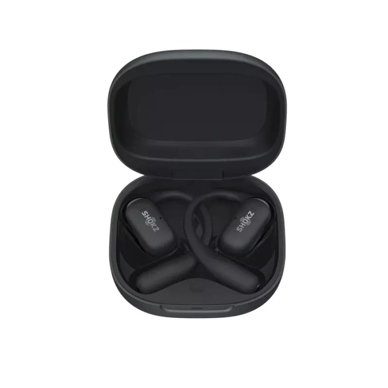 SHOKZ OpenFit 2+ cuffie wireless archetto auricolare, chiamate/musica in-ear Bluetooth nero