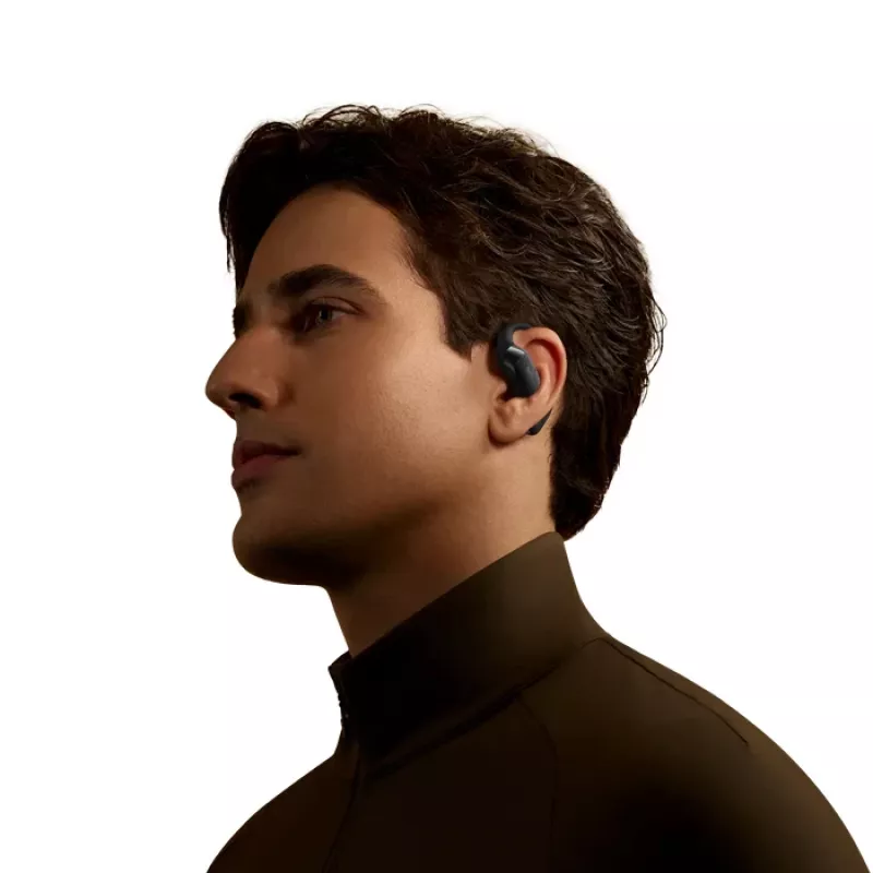 SHOKZ OpenFit 2+ cuffie wireless archetto auricolare, chiamate/musica in-ear Bluetooth nero