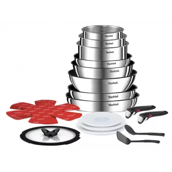 Tefal Ingenio Emotion L897SJ04 set di pentole, 20 pezzi