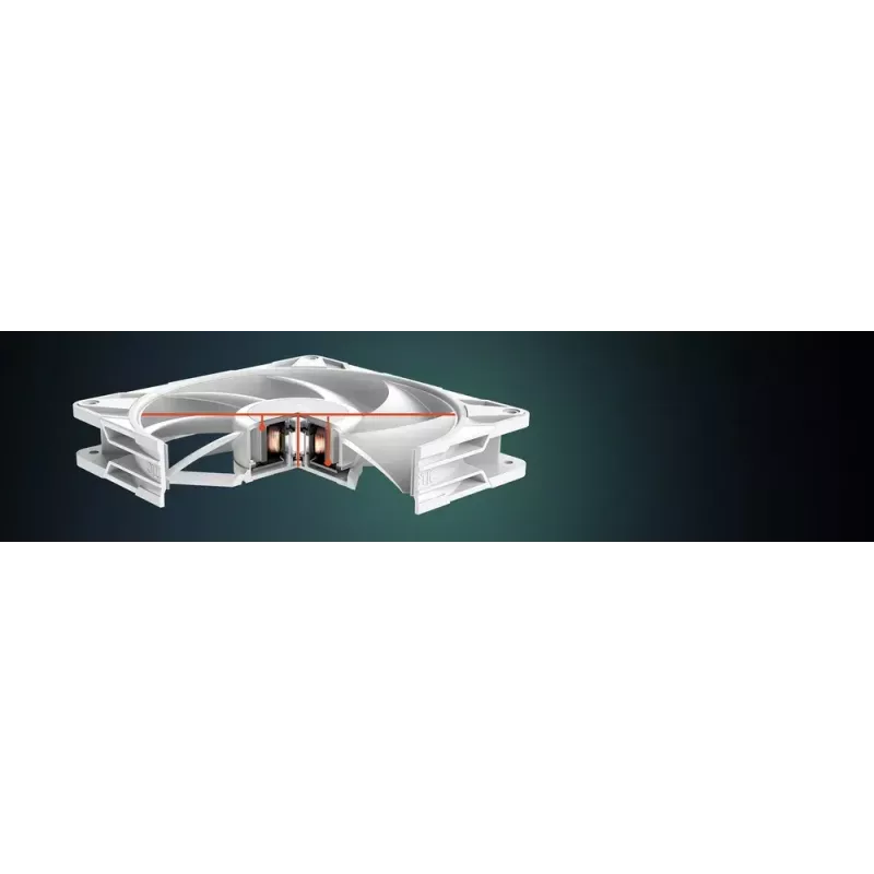 ARCTIC P14 Pro A-RGB (bianco) ventola A-RGB-PWM 140 mm con sdoppiatore