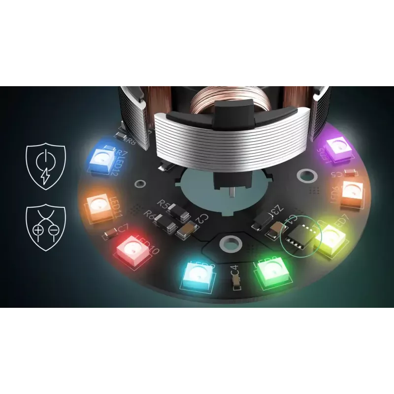 ARCTIC P14 Pro A-RGB (bianco) ventola A-RGB-PWM 140 mm con sdoppiatore