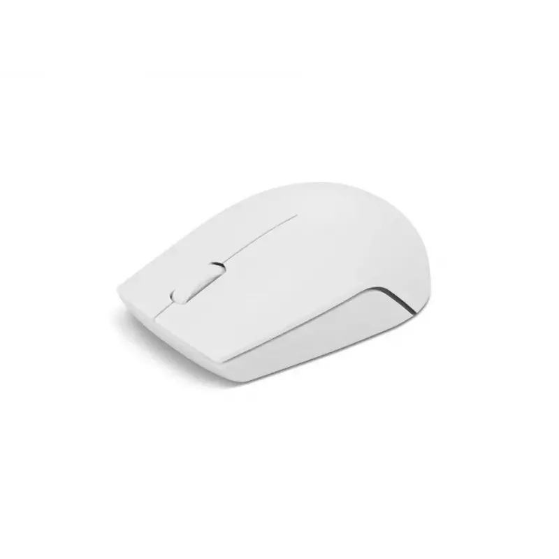 Mouse compatto wireless Lenovo Compact Mouse con batteria – ambidestro, 1000 DPI, HF-Wireless, 3 tasti, grigio