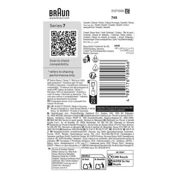 Braun Series 7 74 S testina di rasatura