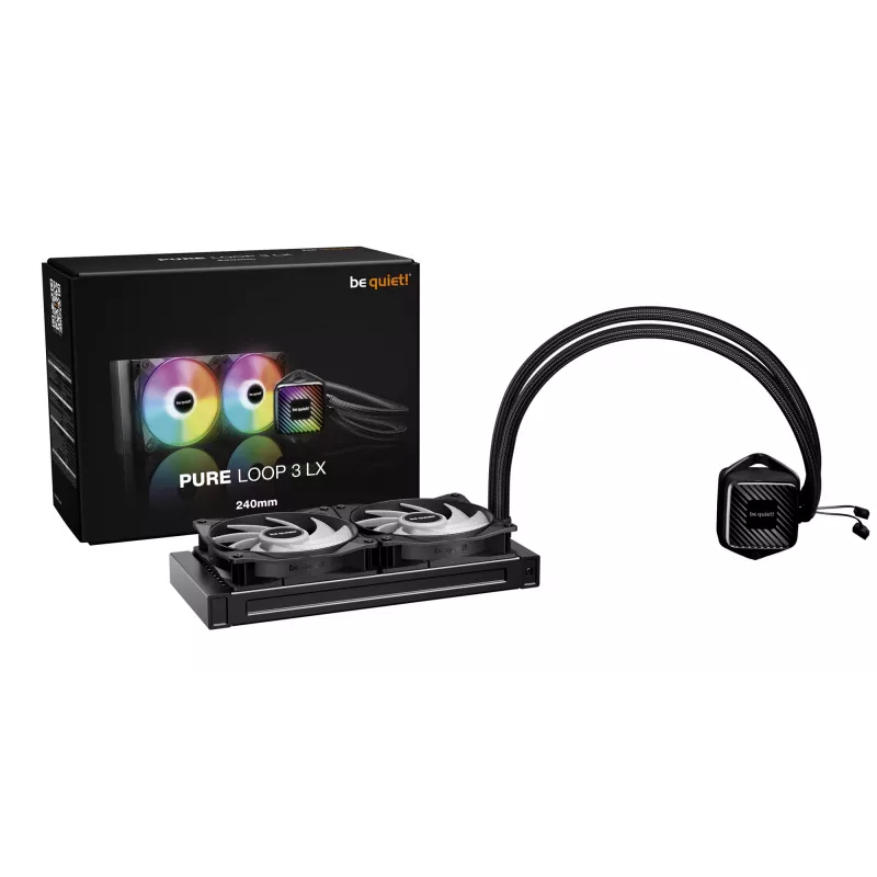 be quiet! PURE LOOP 3 LX raffreddamento a liquido All-in-One per processore 12 cm nero 1 pezzo