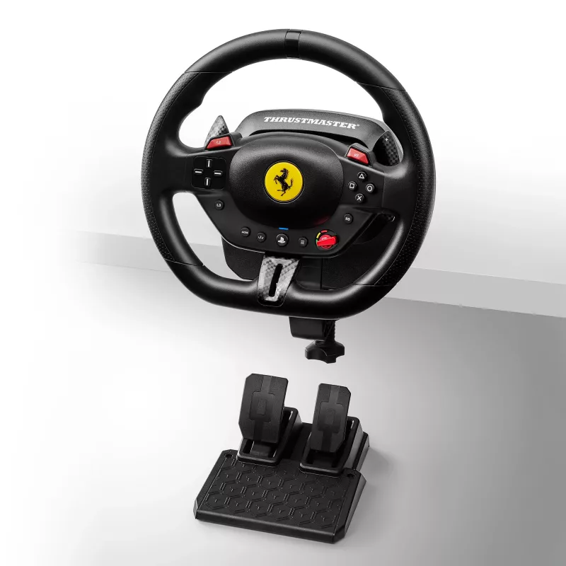 Thrustmaster T98-P FERRARI 296 GTB nero volante + pedali PC, PlayStation 4, PlayStation 5