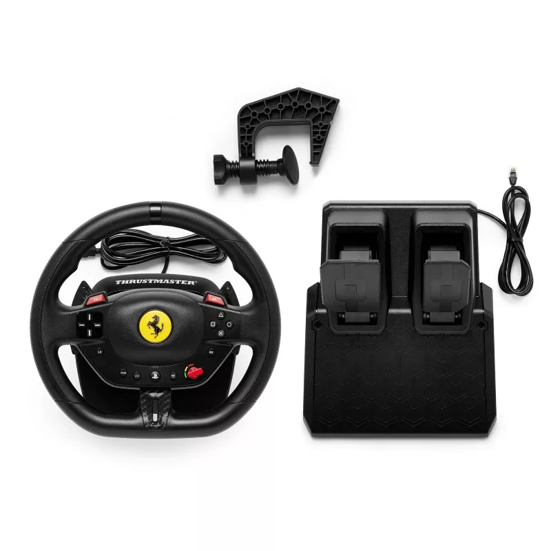 Thrustmaster T98-P FERRARI 296 GTB nero volante + pedali PC, PlayStation 4, PlayStation 5