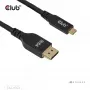 CLUB3D CAC-1563 Cavo adattatore video 2 m USB Type-C DisplayPort nero