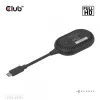 CLUB3D Wireless USB-C® to HDMI™, 1920 x 1080 Pixel, trasmettitore e ricevitore AV, con filo e wireless, nero, HDCP