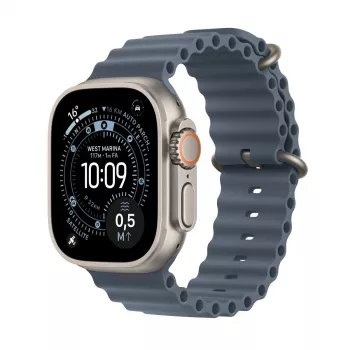 APPLE Watch Ultra 3 (2025) LTE 49mm cassa in titanio con Ocean Band - blu