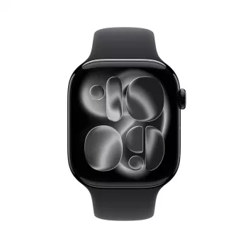 APPLE Watch Series 11 GPS 46mm cassa in alluminio Jet Black con cinturino sportivo nero S/M