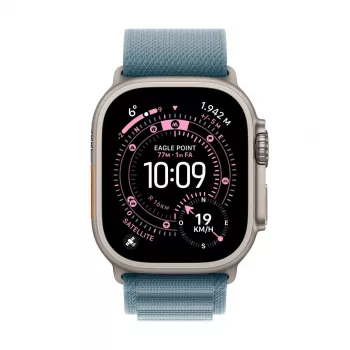 APPLE Watch Ultra 3 (2025) LTE 49mm cassa in titanio con Alpine Loop Medium - blu