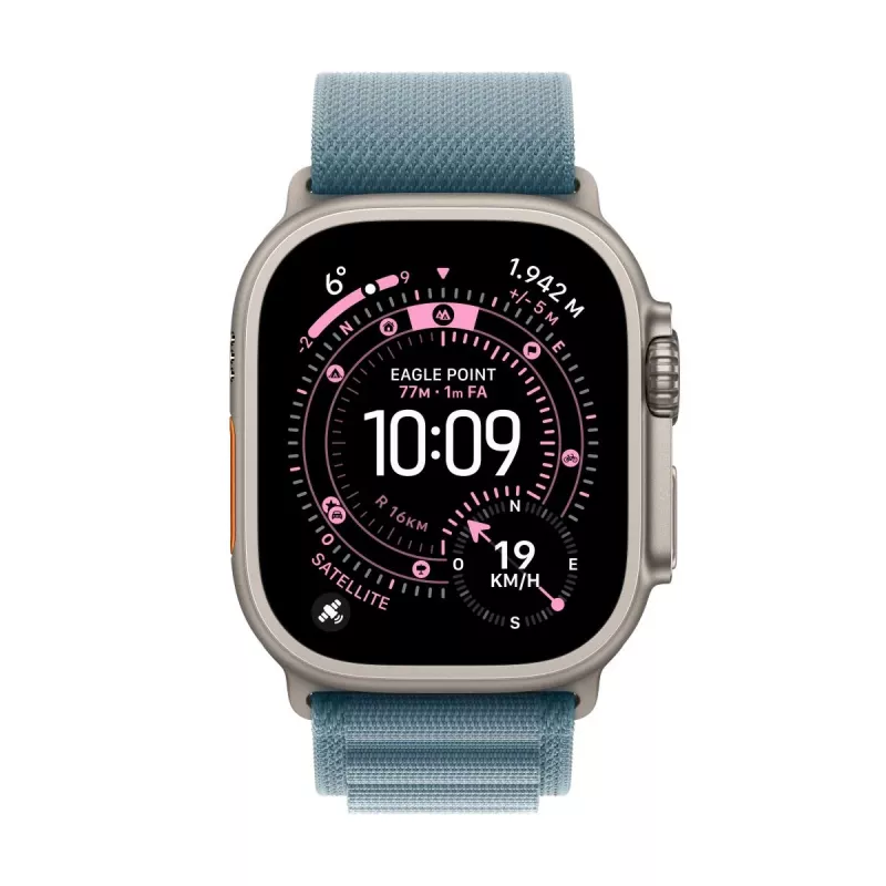 APPLE Watch Ultra 3 (2025) LTE 49mm cassa in titanio con Alpine Loop Medium - blu