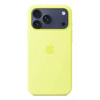 APPLE iPhone 17 Pro Max – custodia in silicone compatibile MagSafe – giallo neon