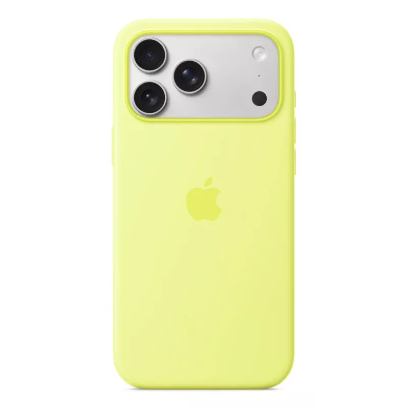 APPLE iPhone 17 Pro Max – custodia in silicone compatibile MagSafe – giallo neon