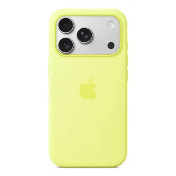 APPLE iPhone 17 Pro – custodia in silicone compatibile MagSafe – giallo neon