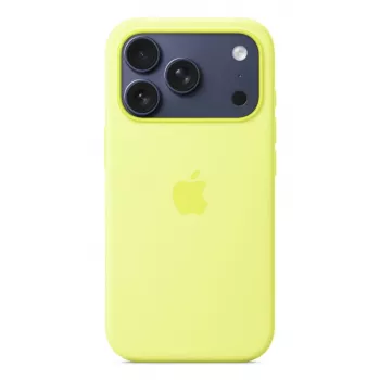 APPLE iPhone 17 Pro – custodia in silicone compatibile MagSafe – giallo neon