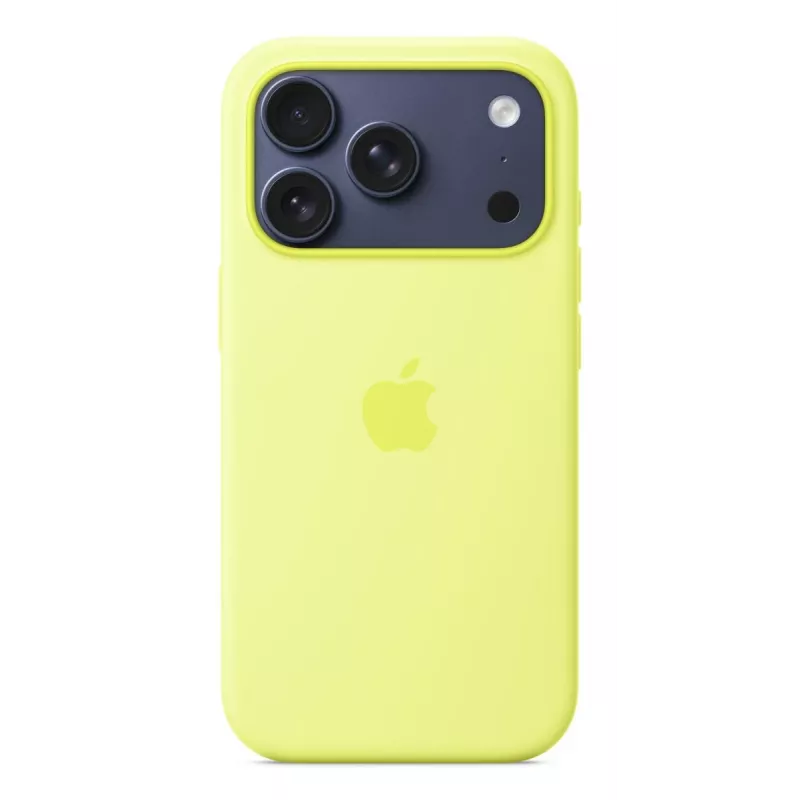 APPLE iPhone 17 Pro – custodia in silicone compatibile MagSafe – giallo neon