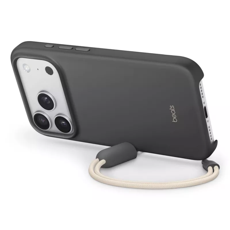 APPLE Beats custodia con kickstand per iPhone 17 Pro compatibile MagSafe con controllo fotocamera – grigio granito