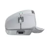 Mouse Logitech MX Master 4 — per destrorsi, laser 8000 DPI, RF wireless + Bluetooth, 8 tasti, grigio