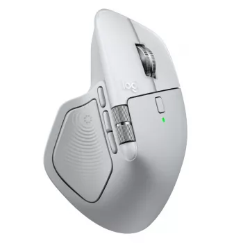 LOGITECH MX Master 4 per Mac - Mouse wireless - bianco-argento
