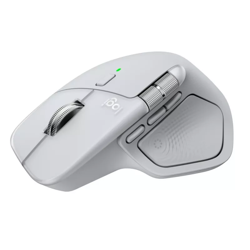 LOGITECH MX Master 4 per Mac - Mouse wireless - bianco-argento
