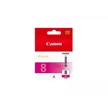 Cartuccia d'inchiostro Canon CLI-8M magenta, magenta, inchiostro pigmentato, 1 pezzo, 565 pagine