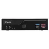 Shuttle Slim PC DH770, S1700, 2x HDMI, 2x DP, 2x 2.5G LAN, 2x COM, 8x USB, 1x 2,5 inch, 2x M.2, funzionamento continuo 24/7, incl. VESA