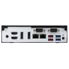 Shuttle Slim PC DH770, S1700, 2x HDMI, 2x DP, 2x 2.5G LAN, 2x COM, 8x USB, 1x 2,5 inch, 2x M.2, funzionamento continuo 24/7, incl. VESA