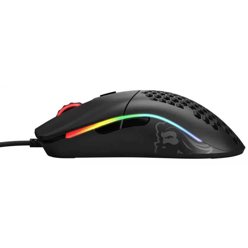 Mouse Glorious Gaming Glorious Model O Regular (nero), per destrorsi, ottico, USB Type-A, 12000 DPI, nero