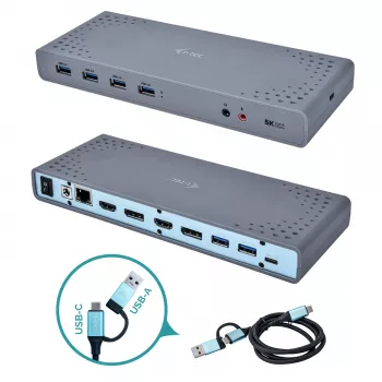 Docking station doppio display i-tec USB 3.0 / USB-C / Thunderbolt 3