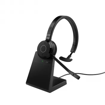 Cuffie Jabra Evolve 65 TE - Link390a MS Mono (con supporto)
