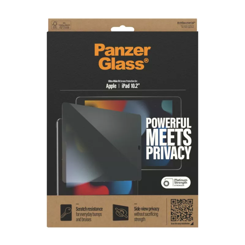 PanzerGlass ® pellicola protettiva privacy iPad 10.2″ (2019, 2020-2021)