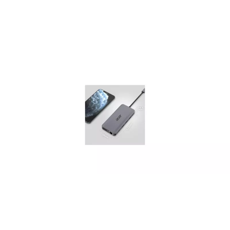 ACER dongle Type C 12in1 argento