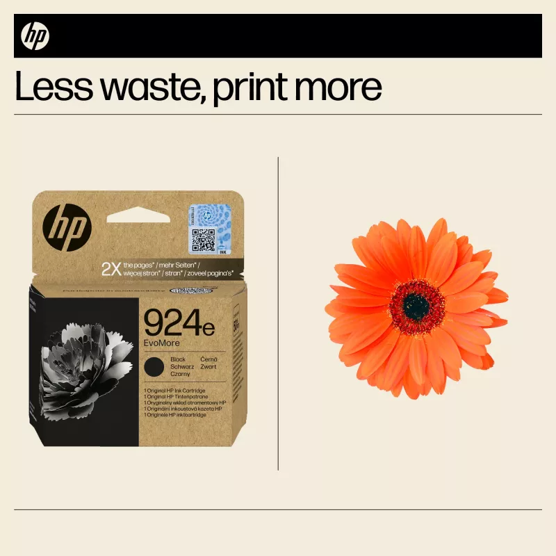 HP 924e EvoMore cartuccia d'inchiostro nero originale