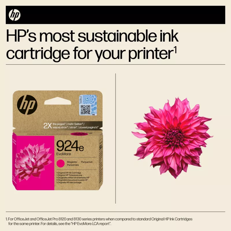 HP 924e EvoMore cartuccia d'inchiostro magenta originale