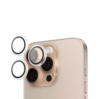 PanzerGlass ® Hoops® protezione lenti fotocamera trasparente iPhone 16 Pro | 16 Pro Max