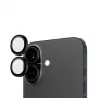 PanzerGlass ® Hoops® protezione lenti fotocamera nero iPhone 16 | 16 Plus