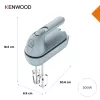 Kenwood HMP40.000GY frullatore a mano 350 W blu