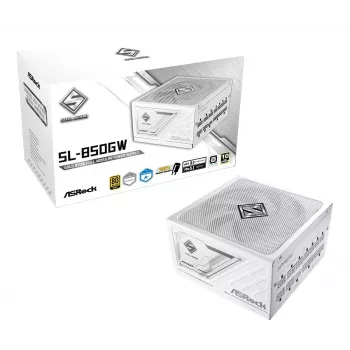 ASROCK Steel Legend SL-850G alimentatore ATX 850 W 80+ Gold bianco