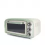 Ariete 979 Design forno elettrico 18 litri, adatto per pizza da 30 cm, 1380 W, 3 livelli di inserimento, timer 60 minuti, acciaio inox, verde pastello