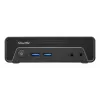 Shuttle Nano PC NE10N, Intel N 100, 1x HDMI, 1x DP, 6x USB, 1x LAN, senza ventola, funzionamento continuo 24/7, incl. VESA