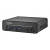 Shuttle Nano PC NE10N, Intel N 100, 1x HDMI, 1x DP, 6x USB, 1x LAN, senza ventola, funzionamento continuo 24/7, incl. VESA