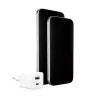 PanzerGlass empower™ by ® Turbo 35W caricabatterie incl. USB-C + USB-A | spina EU | bianco argento
