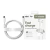 PanzerGlass empower™ by ® Racing cavo USB-C a USB-C 240W | USB 2.0 | 2 m | bianco argento