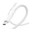 PanzerGlass empower™ by ® Racing cavo USB-C a USB-C 240W | USB 2.0 | 2 m | bianco argento